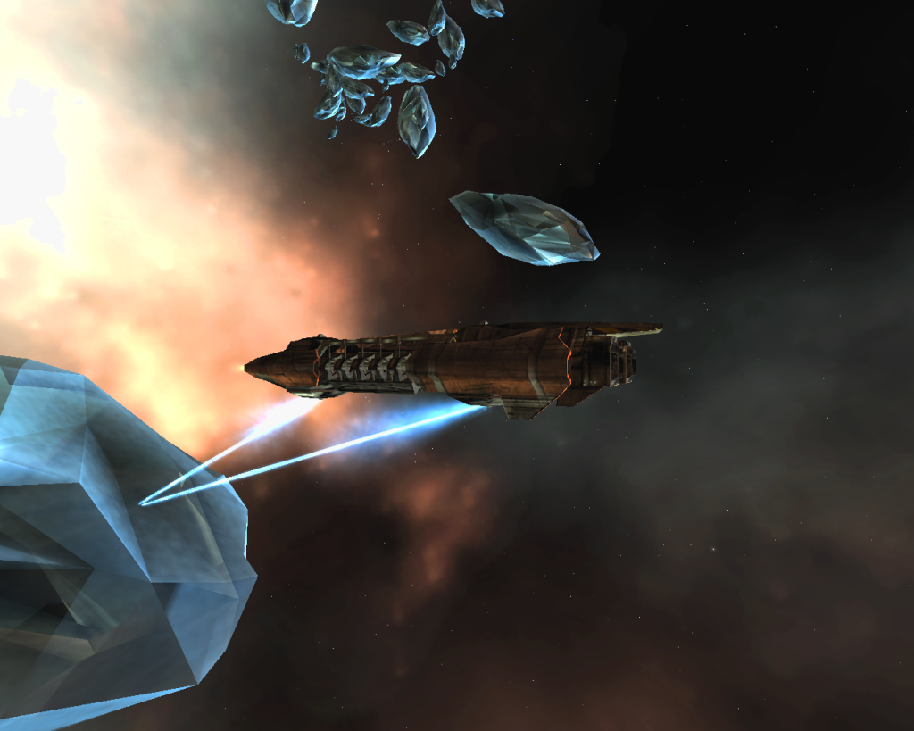 EVE Online mining