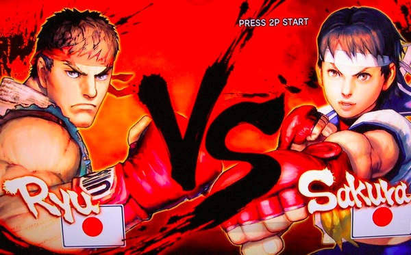 Street Fighter 4 Versus Screen