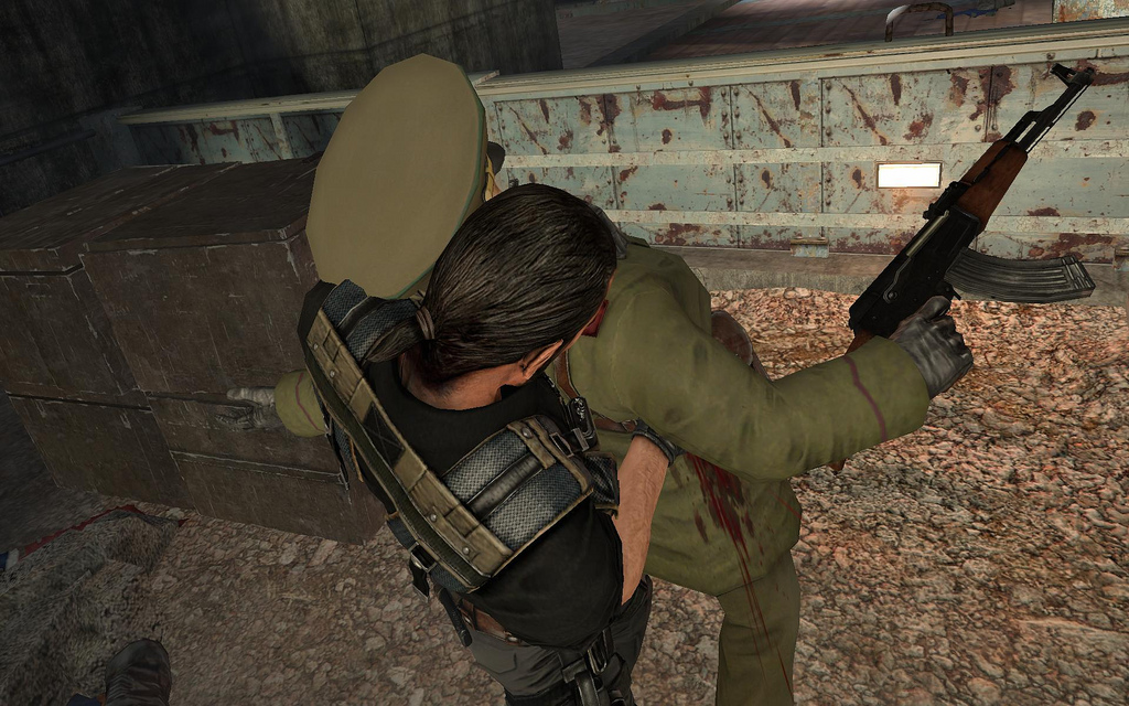 Stab to the kidney Stab to the kidney