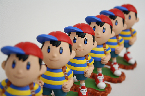 Ness figurine by Camille Young (Fangamer LLC)