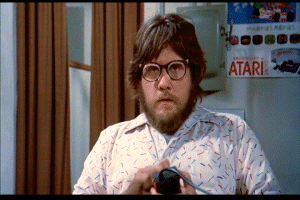 Morris shortly before his untimely death in the 1984 film, Cloak & Dagger Morris