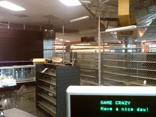 Bye, Bye Gamecrazy. GameCrazy Closing