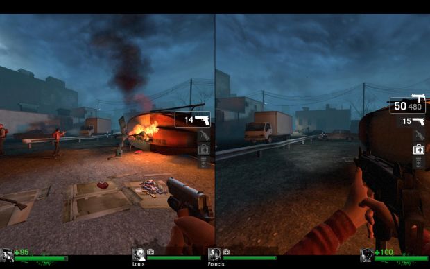 Splitscreen PC L4D. Awww yeah