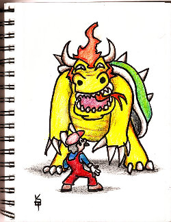 Super Mario Crayon by tolemach small