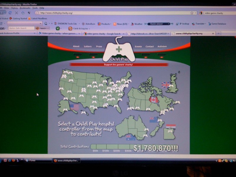 The Child's Play website.