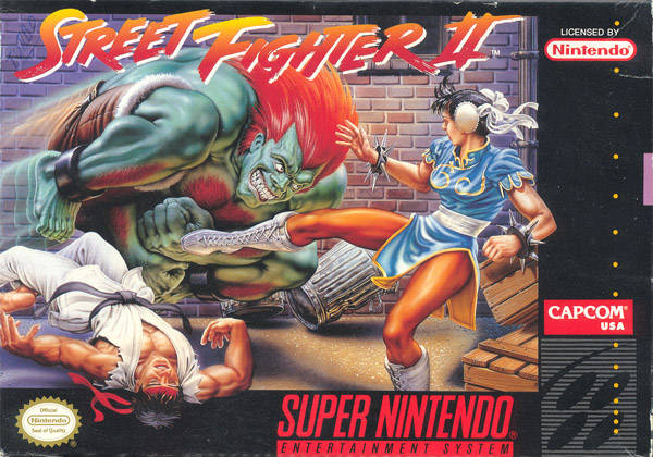 Street Fighter 2 box Street Fighter 2 box