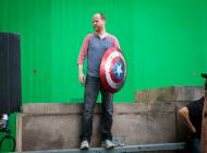Director Joss Whedon on set of "Marvel's The Avengers"
