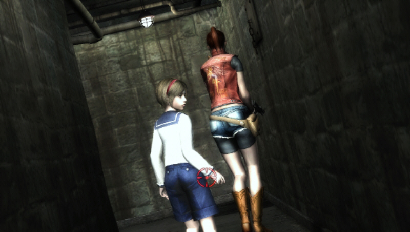 Sherry. You sucked. Leon, instead, met Ada Wong.