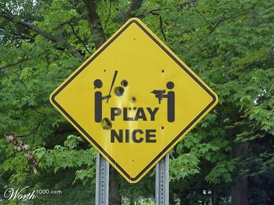 Play-nice-sign